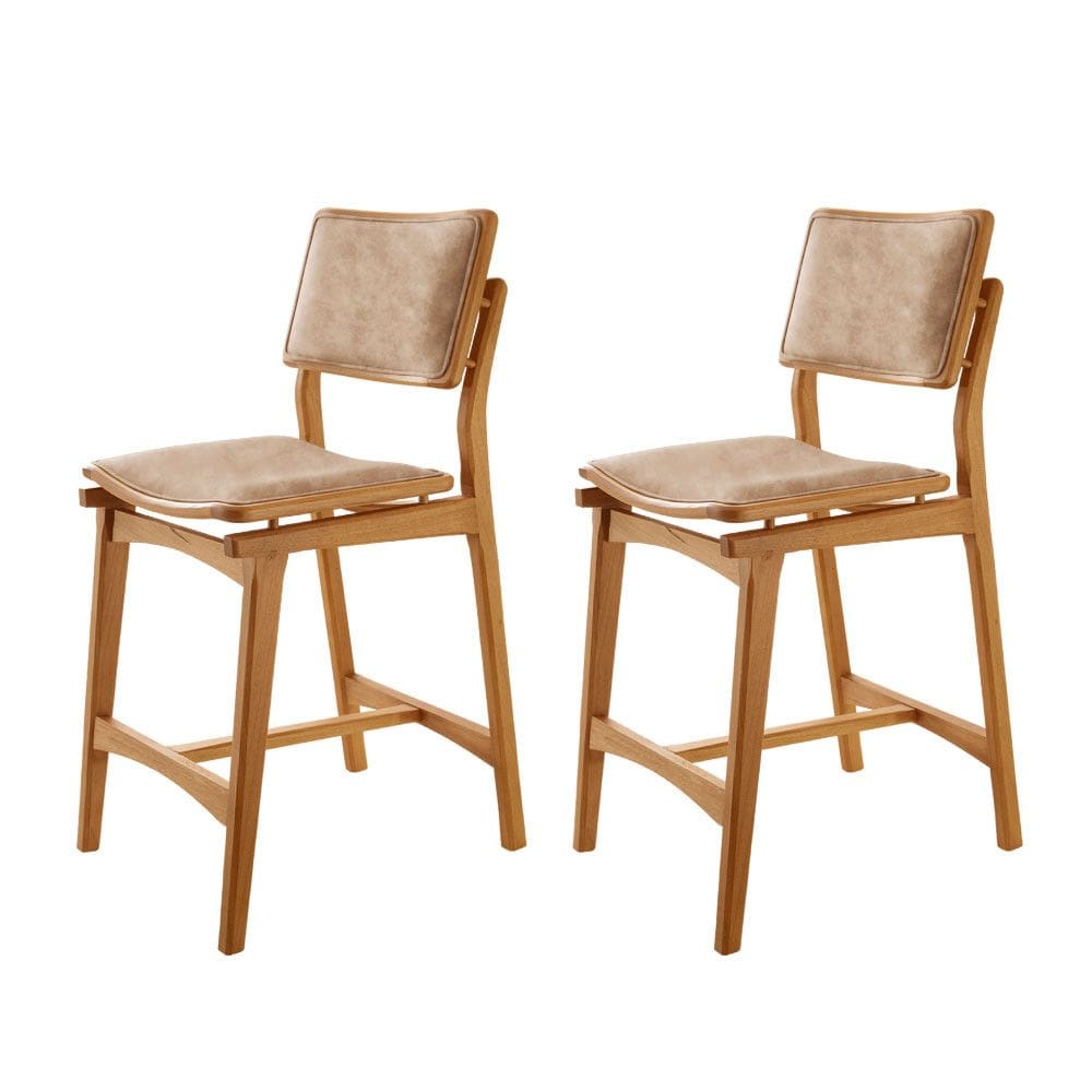 Conjunto com 2 Banquetas Eva Moderna