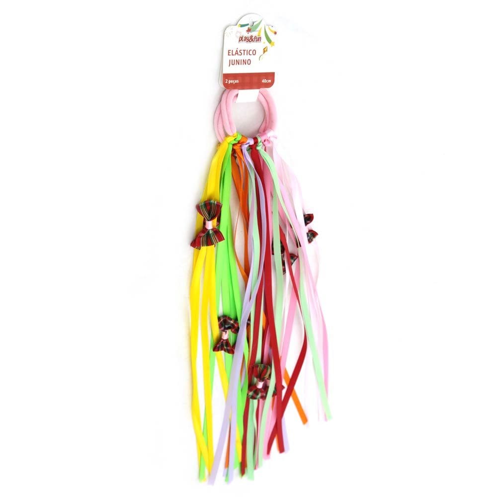 Elastico Junino 40cm CV245159 Playfun Variado