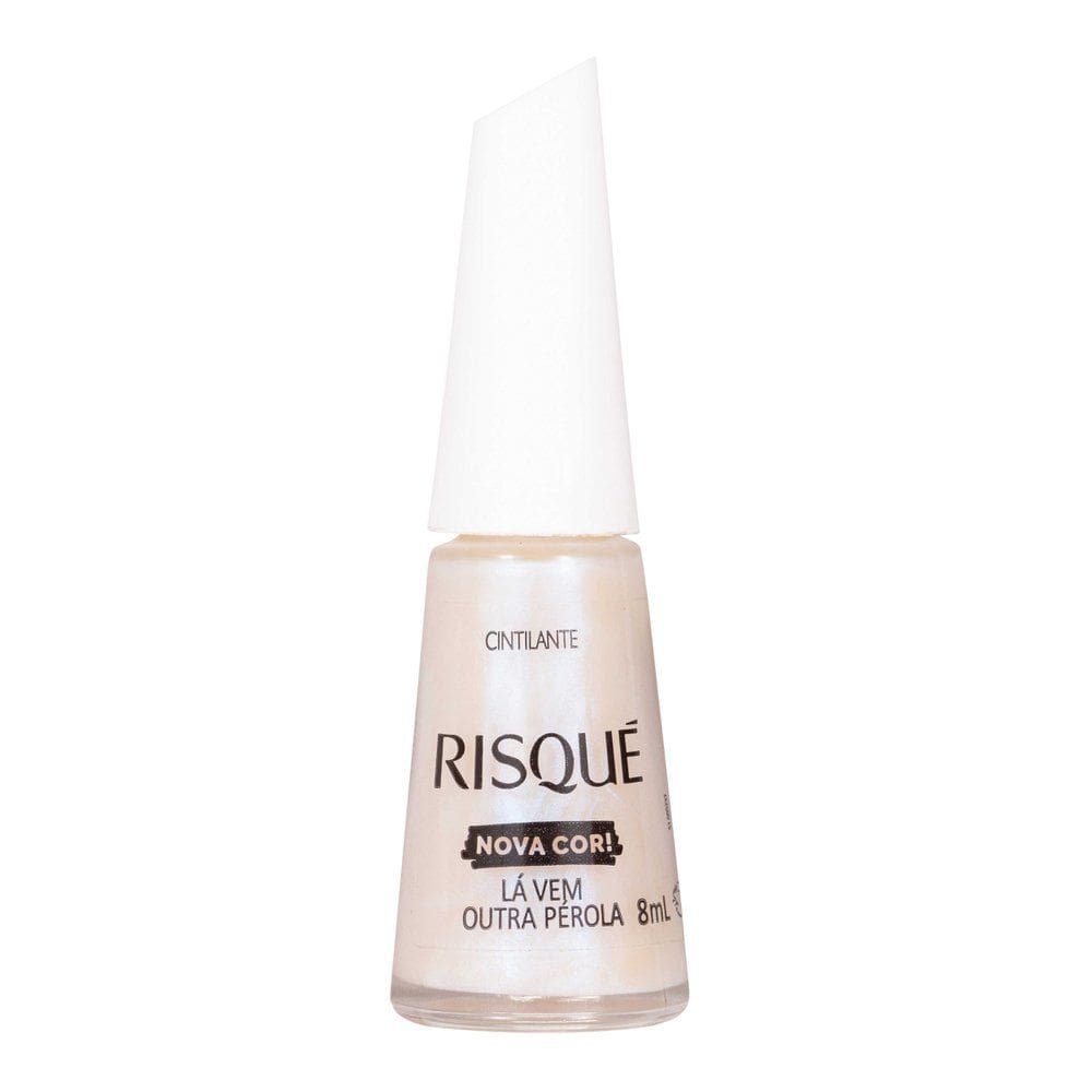 Esmalte Risqué Cintilante Lá vem Outra Pérola 8ml