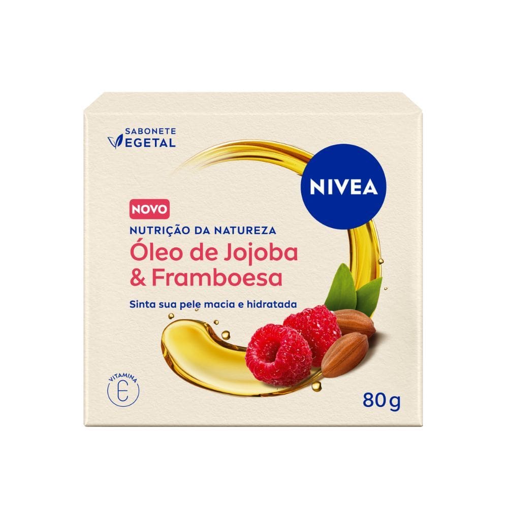 Sabonete Nivea Óleo de Jojoba e Framboesa 80g