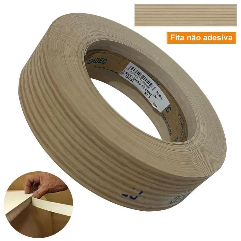 Fita De Borda PVC Carvalho Capri 35mm X 20m Proadec