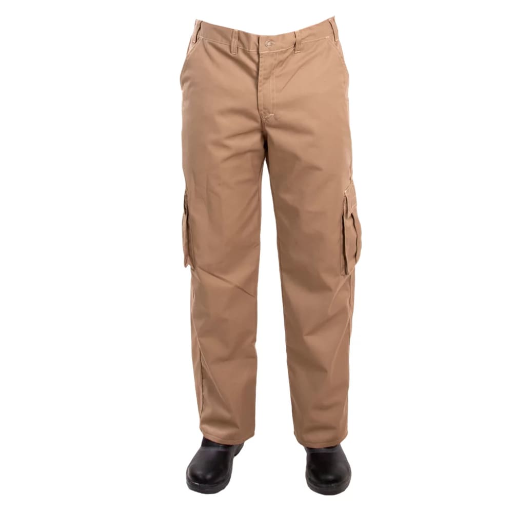Calça Vigilante Bolso Cargo Caqui