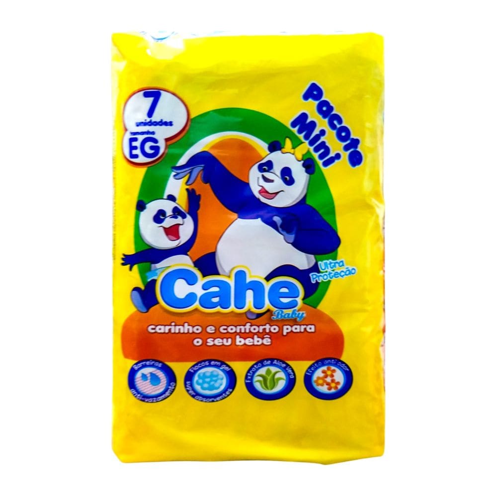 Fralda Infantil Mini Cahe Baby Eg C/07