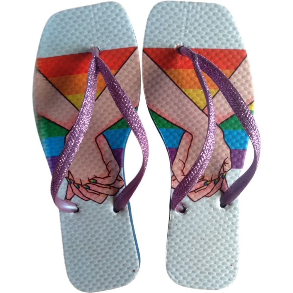 Chinelo Zactons Store Brilho Gloss