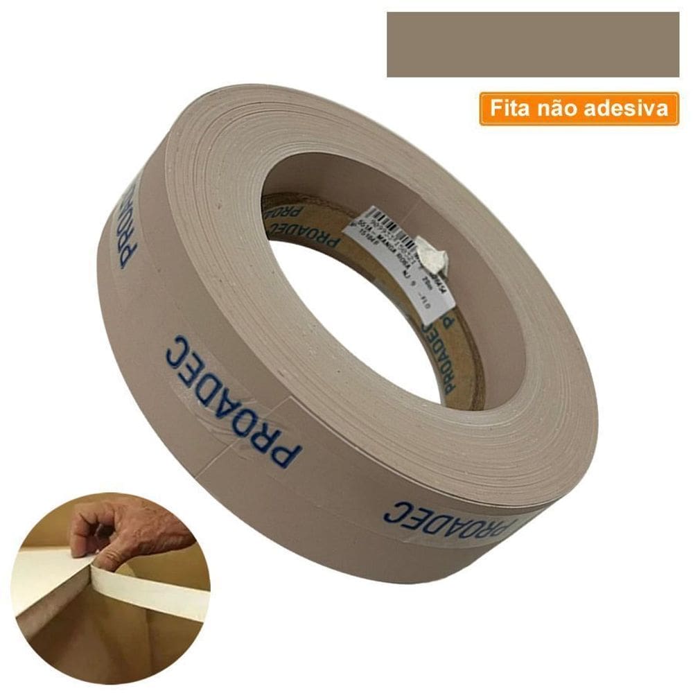 Fita De Borda PVC Manga Rosa 35mm X 20m Proadec