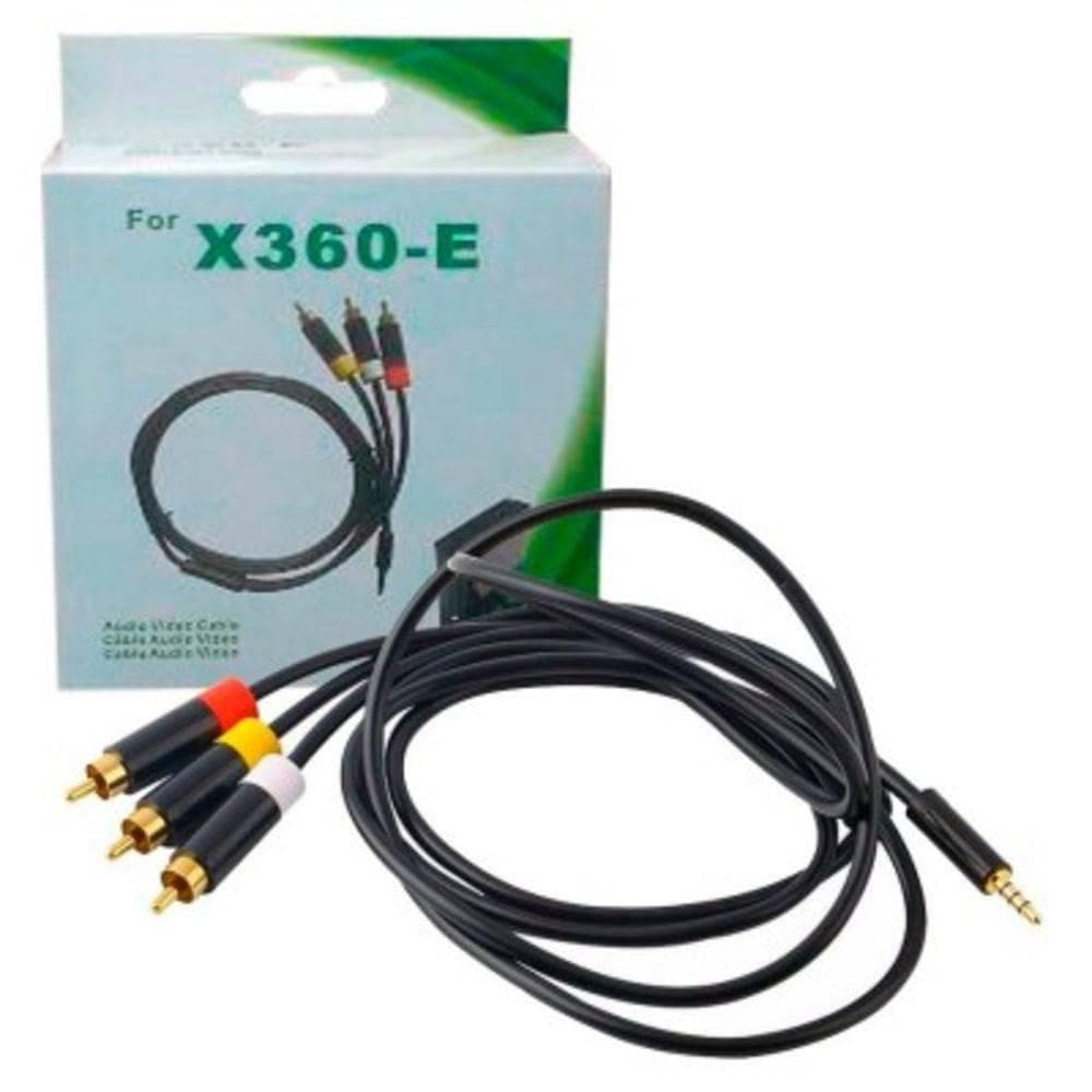 Cabo Av Audio Video Super Slim Xbox 360 1,5M Alta Definição