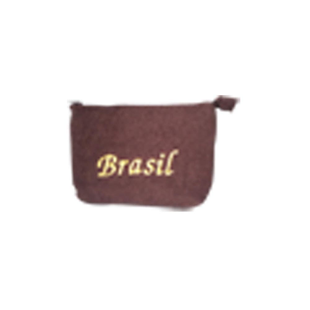 Necessaire Atoalhada Marrom