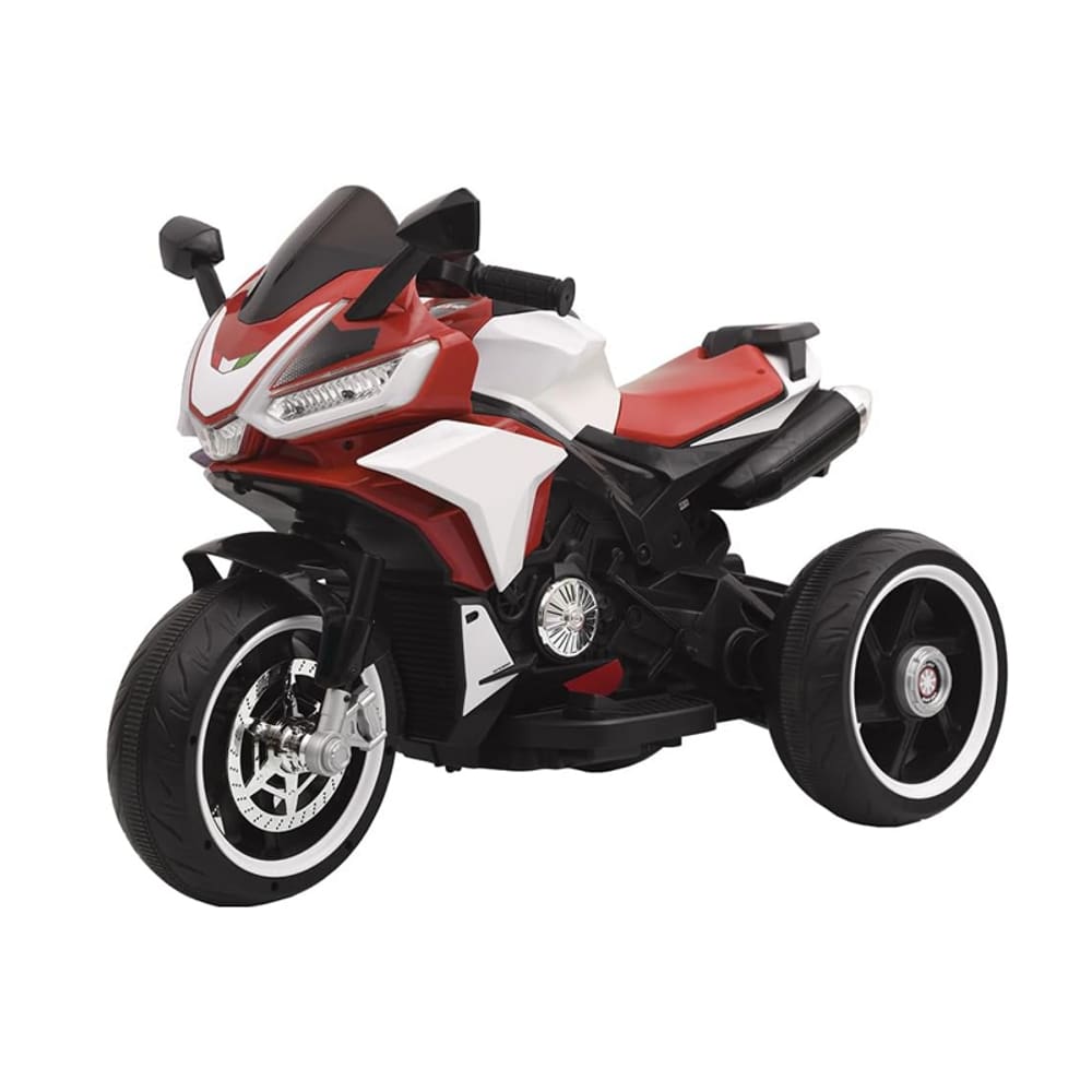 Motocicleta Infantil Elétrica 3 Rodas Vermelha 12v - Shiny Toys