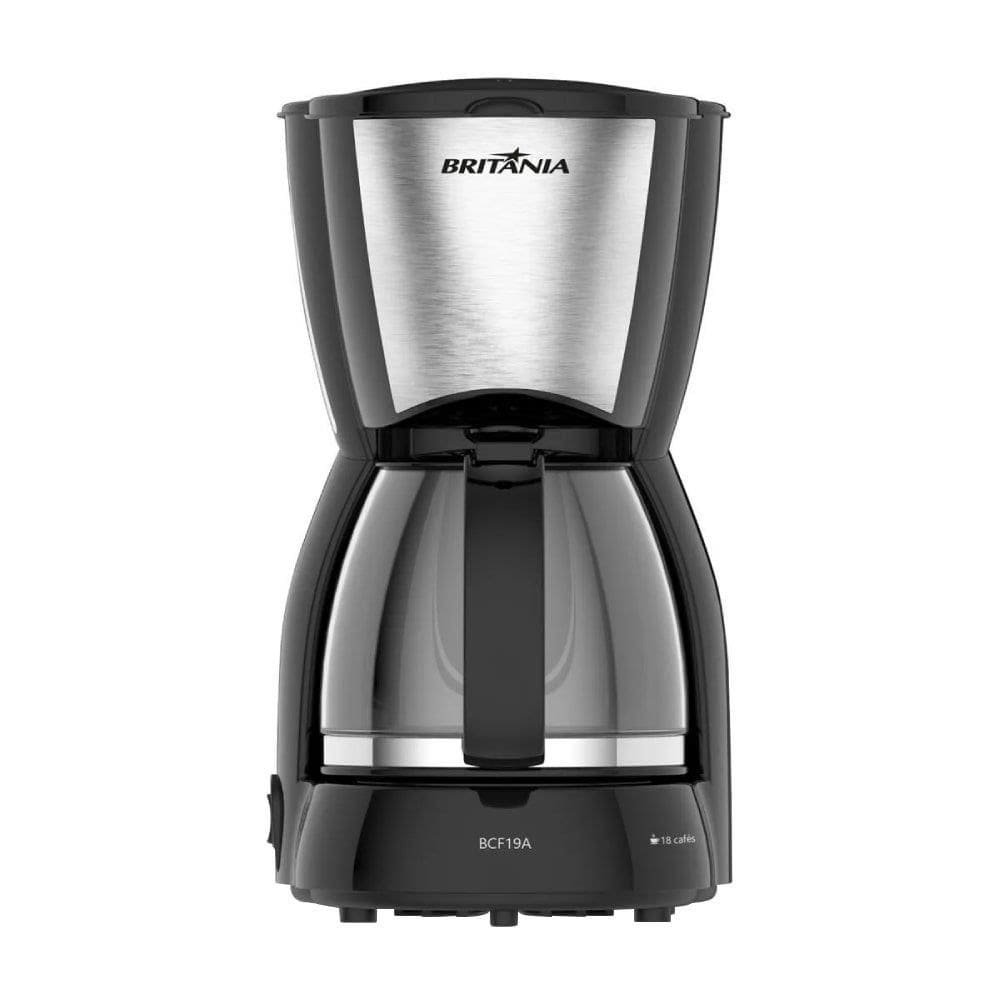 Cafeteira Britania Bcf19a 18 Cafes Jarra Vidro 550W Preto