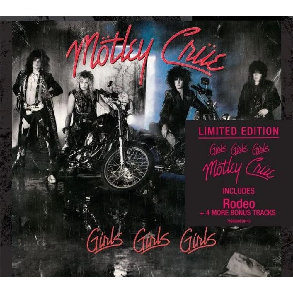 CD Mötley Crüe Girls, Girls, Girls Limited Edition