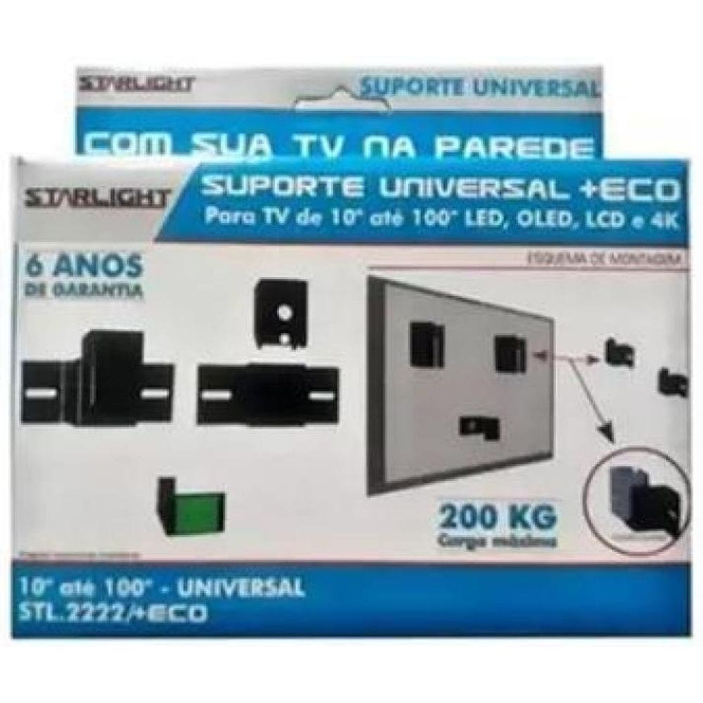 Suporte Universal Fixo De Painel Para Tv De 10 Até 100