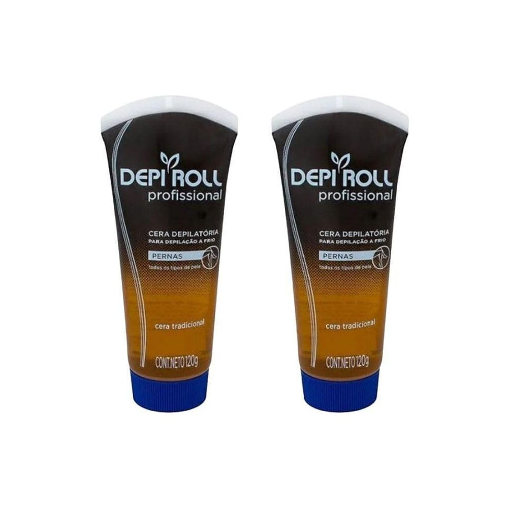 Depilatorio Depiroll Cera Fria 120Ml Bisnaga Tradicional-2Un