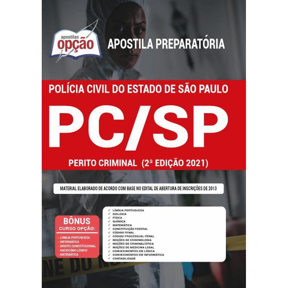 Apostila PC SP - Perito Criminal