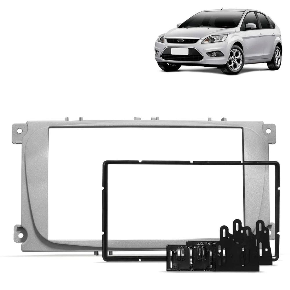 Moldura Painel Multimidia 2Din Ford Focus 2009 A 2013