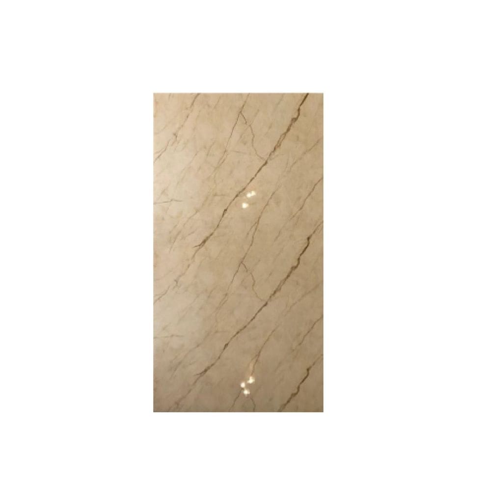 Revestimento Decorativo 3d Placa Marmorizada 244x122cm 2,97m² de Cobertura Premium Calacatta Crema