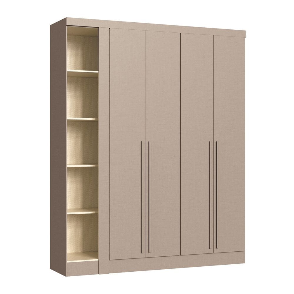 Módulo Guarda-roupa de Canto 4 Portas 2 Gavetas Infinity Duna