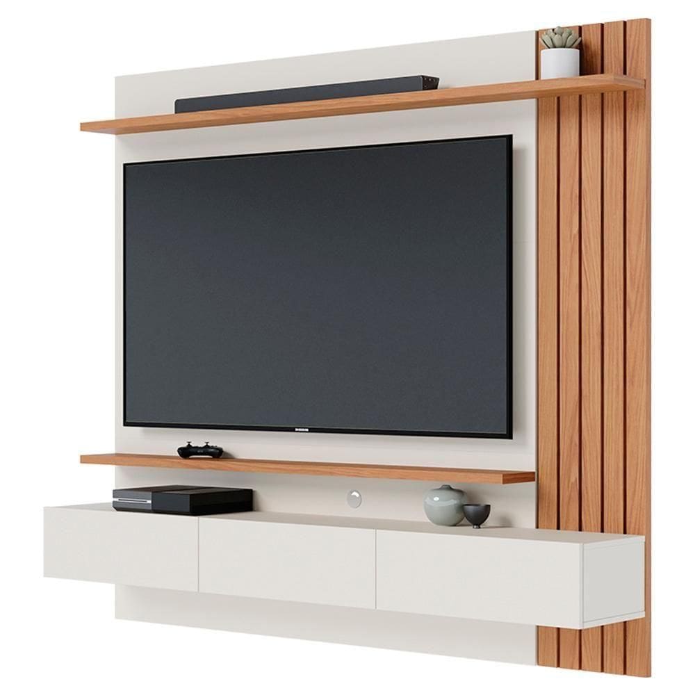 Painel Suspenso TV 70” 180 Cm Juriti Colibri Matte Freijo