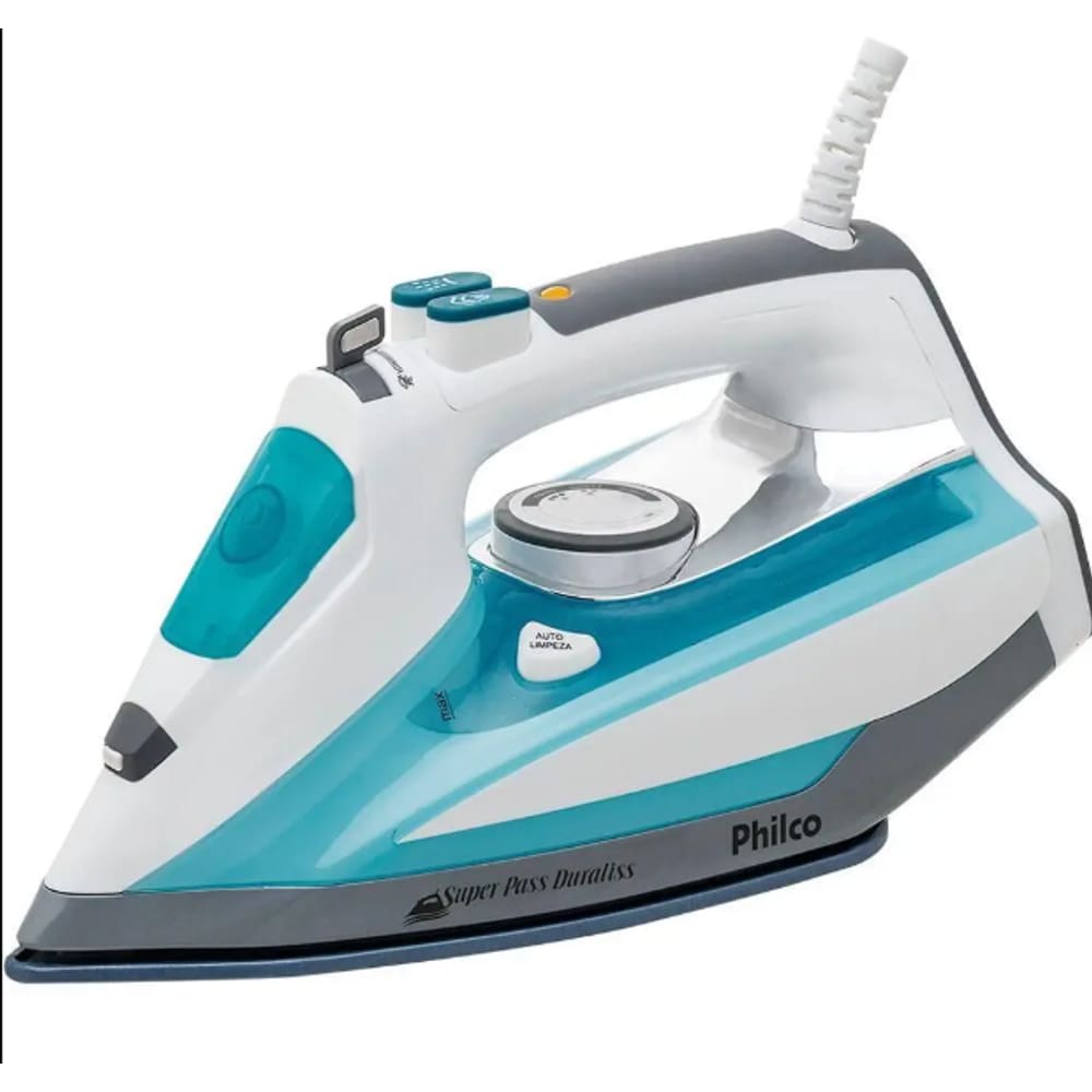 Ferro De Passar A Vapor Philco 220V 1200W Turbo Blue