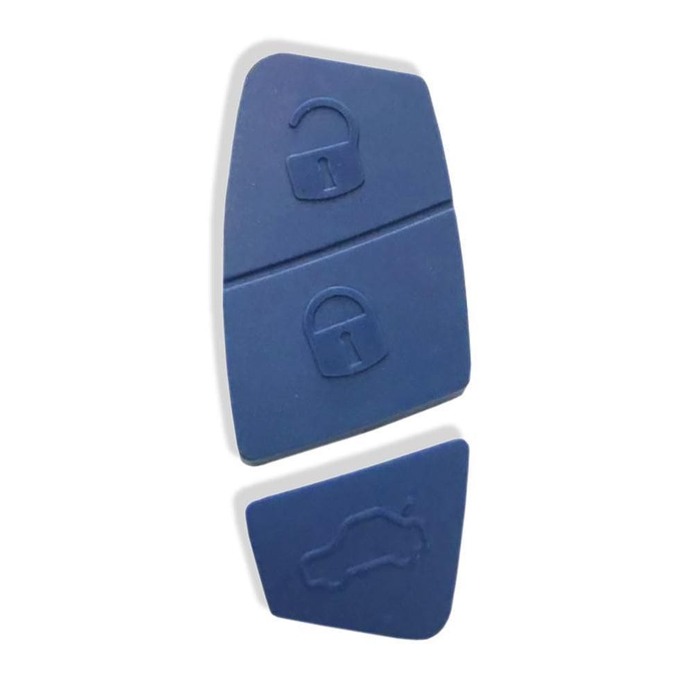 Capa Borracha Fiat Azul 3 Botões