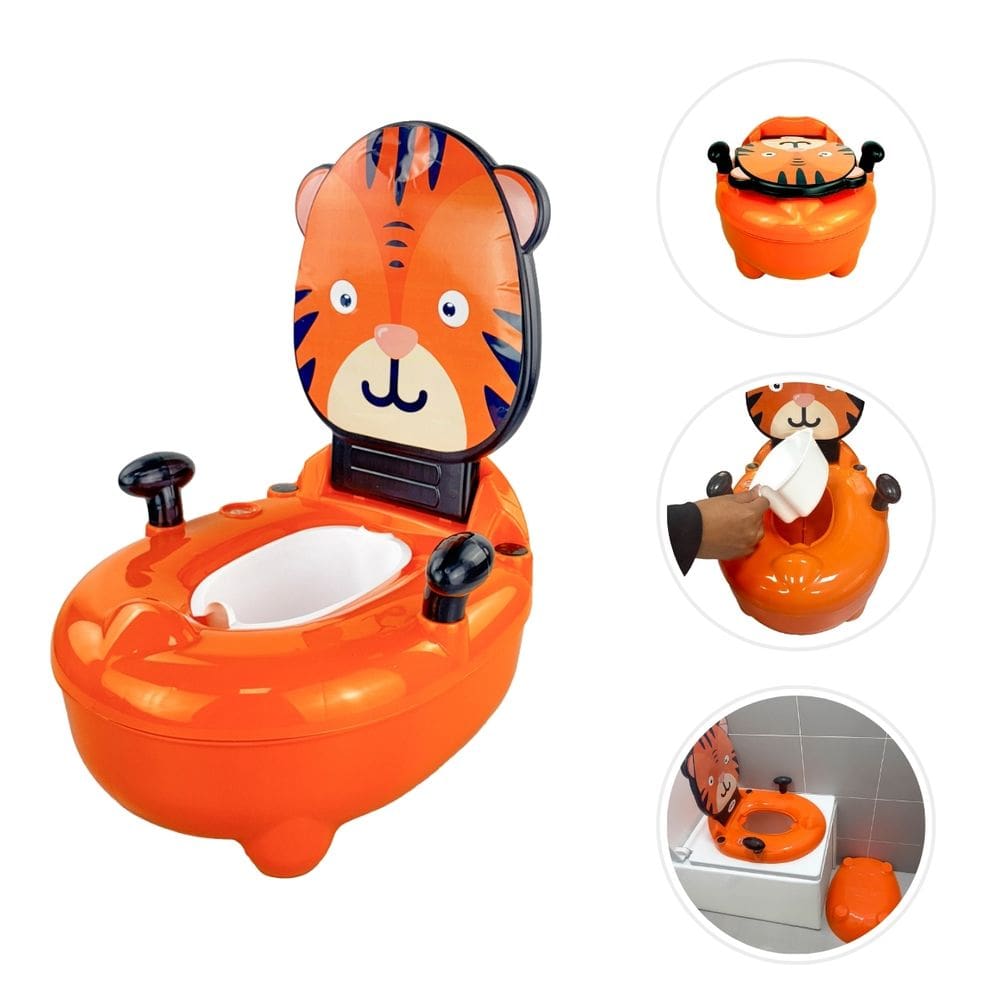 Troninho Penico Infantil Musical Desfralde Tigre Replay Kids 