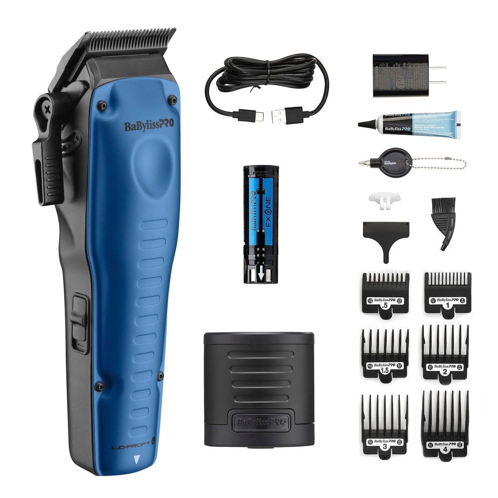 Clipper BaBylissPRO® FXONE LO-PROFX Edição Limitada Preto e Azul