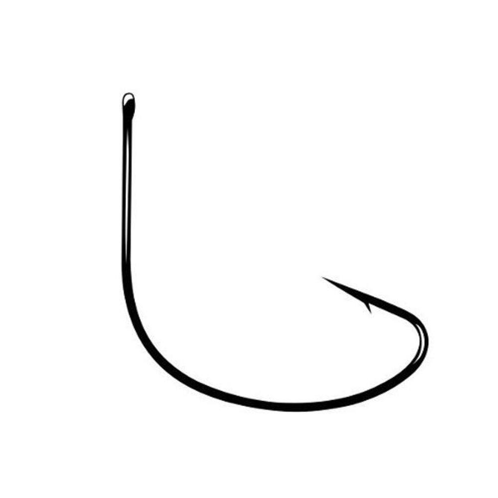 Anzol Wide Gap Nº 2/0 Black Nickel Marine Sports 40 Peças