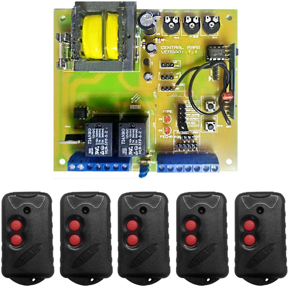 Kit 1 Central De Comando Pars + 05 Ctrls Code Learning 5103