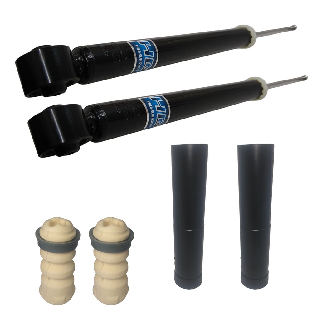 Par Amortecedor Traseiro Nakata + Kit Batente autêntico Vw UP 2014 A 2020