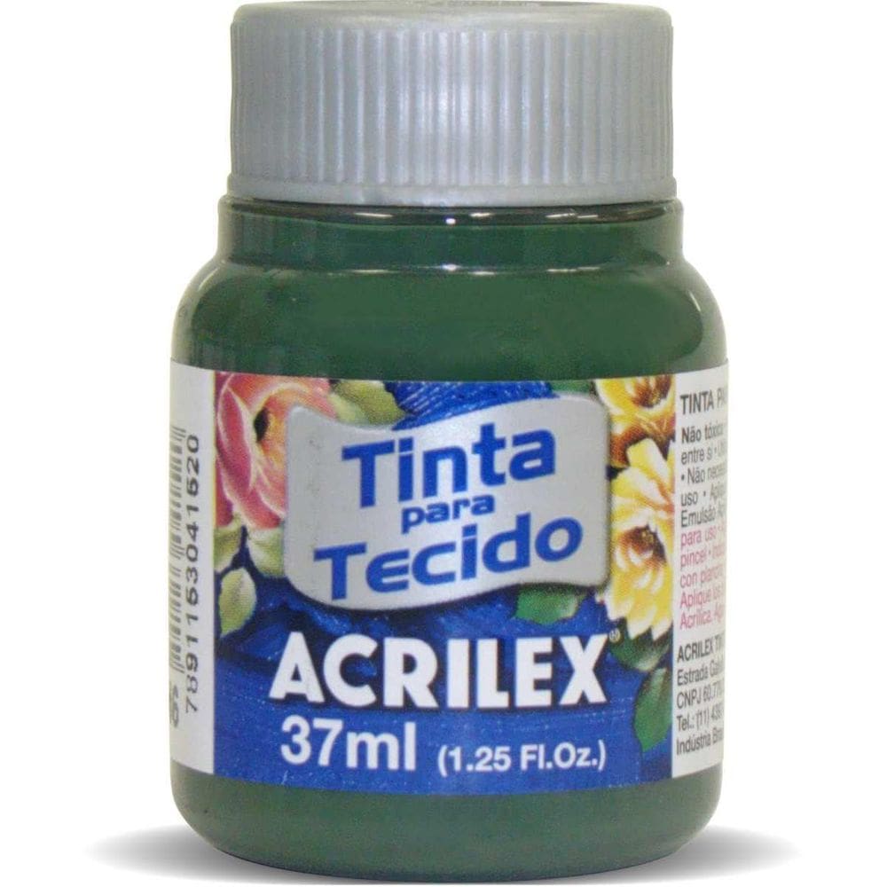 Tinta Tecido Fosca 037Ml Verde Pinheiro