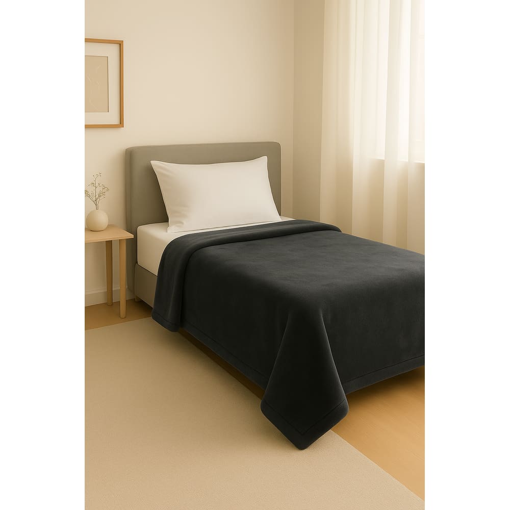 Manta Blanket High 300 Toque De Seda Solteiro 150x220cm - Kacyumara - Grafite