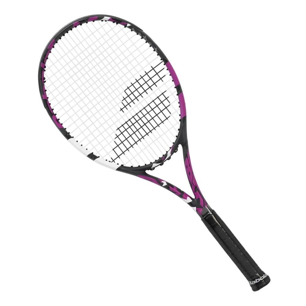 Raquete De Tênis Babolat Boost Aero Rosa Pink e Cinza grafite