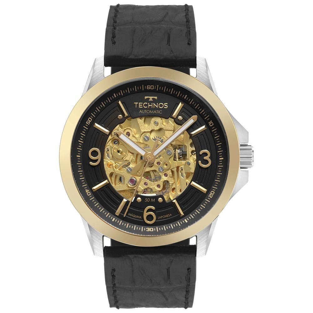 Relógio Technos Masculino Automático Bicolor - 8n24am/0p
