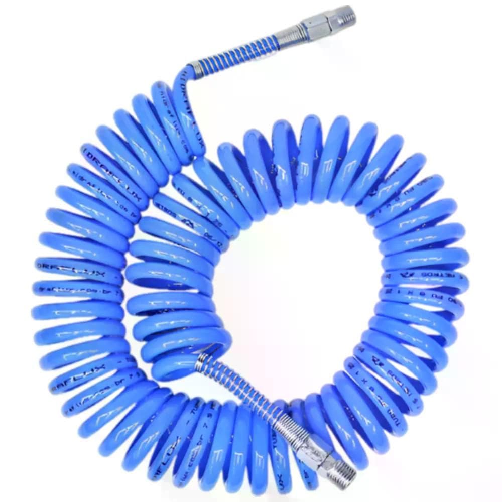 Mangueira Espiral Azul 5mt Limpeza Tubos Petra