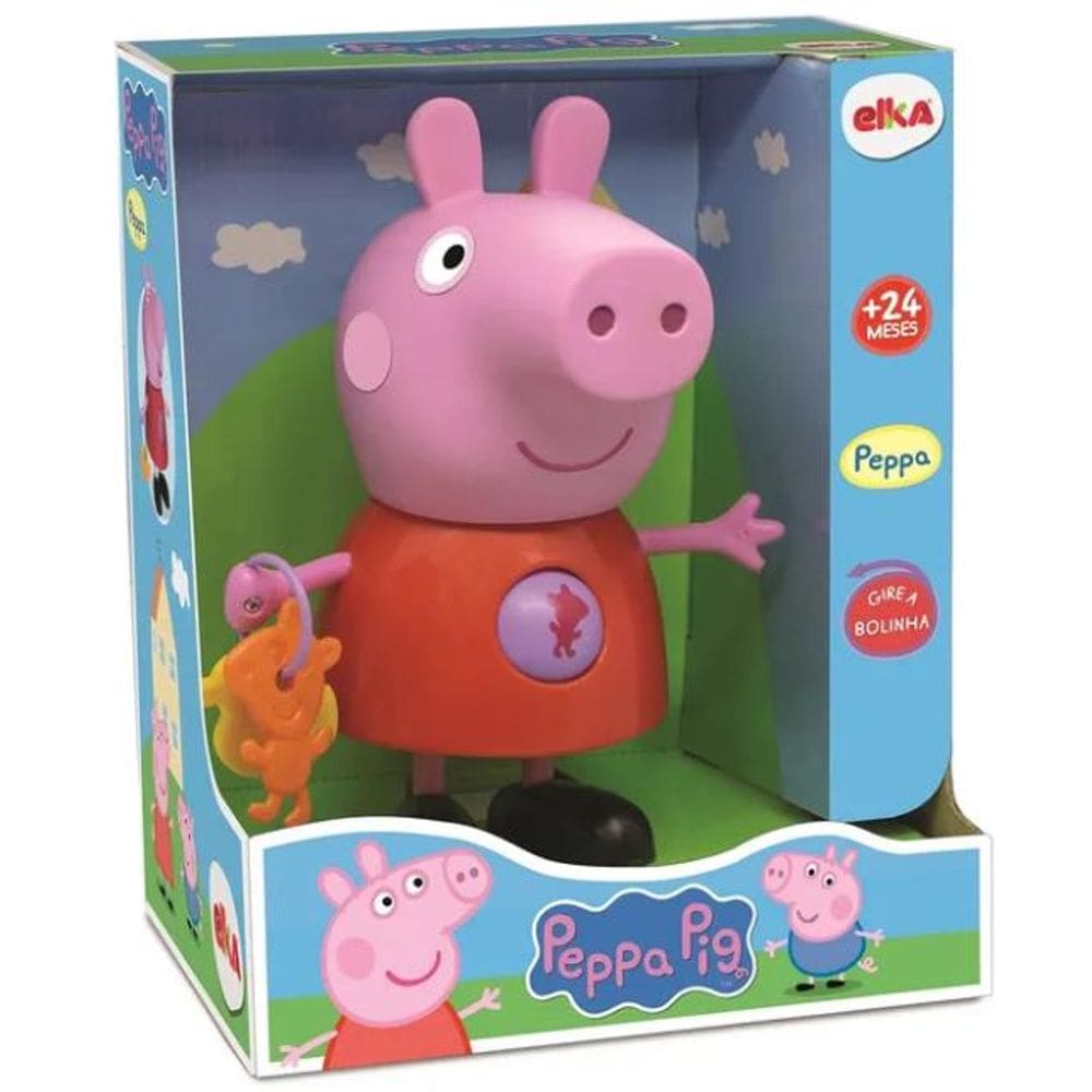 Brinquedo Infantil Peppa com Atividades Peppa Pig Elka 1097