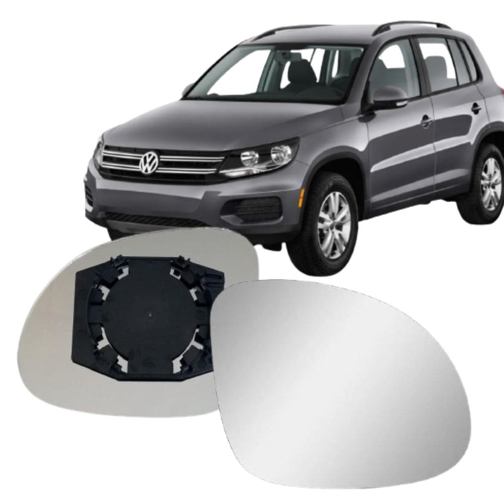 Lente Retrovisor Com Base Tiguan 09-14 Lado Direito