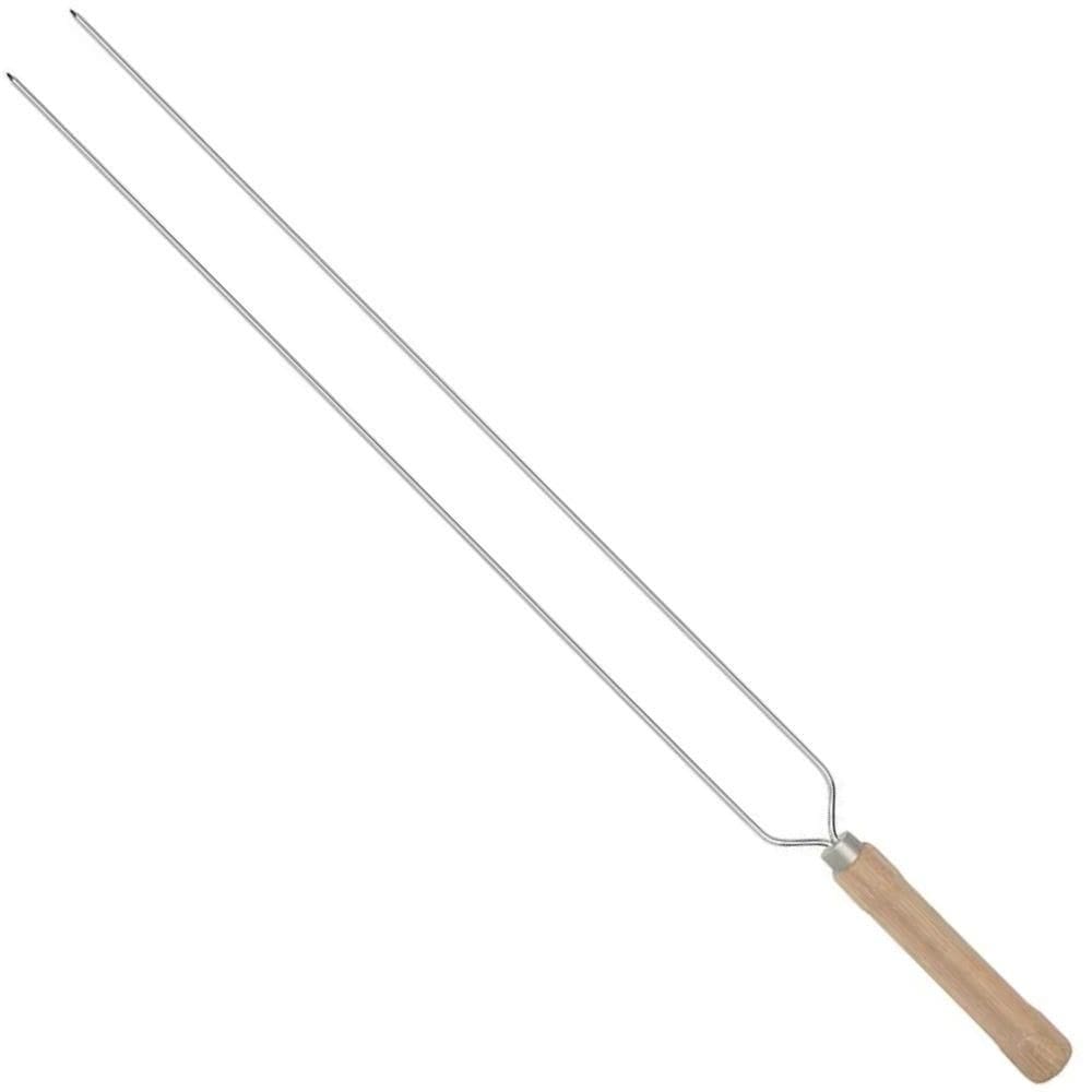 Espeto Duplo para Churrasco 85 CM 003209 MOR