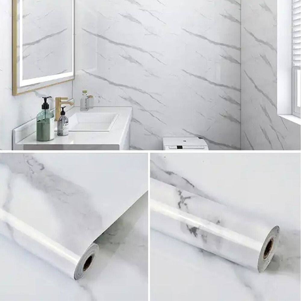 Kit 3 Papel Adesivo Envelopamento Móveis Marmore 5mX40cm Top