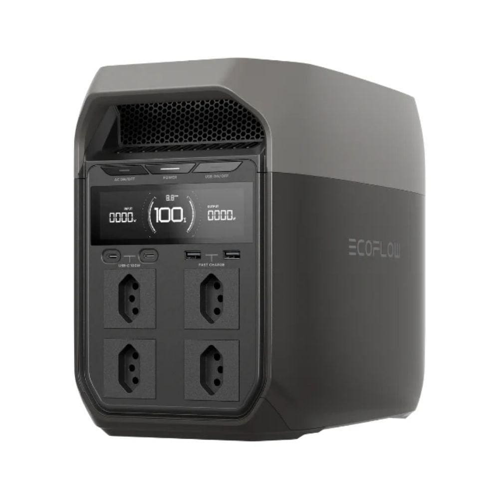 Estação De Energia Delta 3 Portátil 2200w/1024wh Integra 13 Conexões  Ecoflow