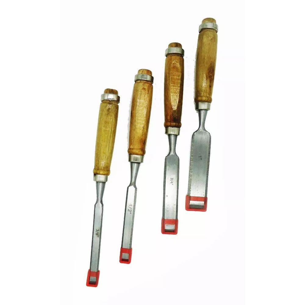 Jogo de Formão Excellent 4 Peças - Artesanato e Esculpir