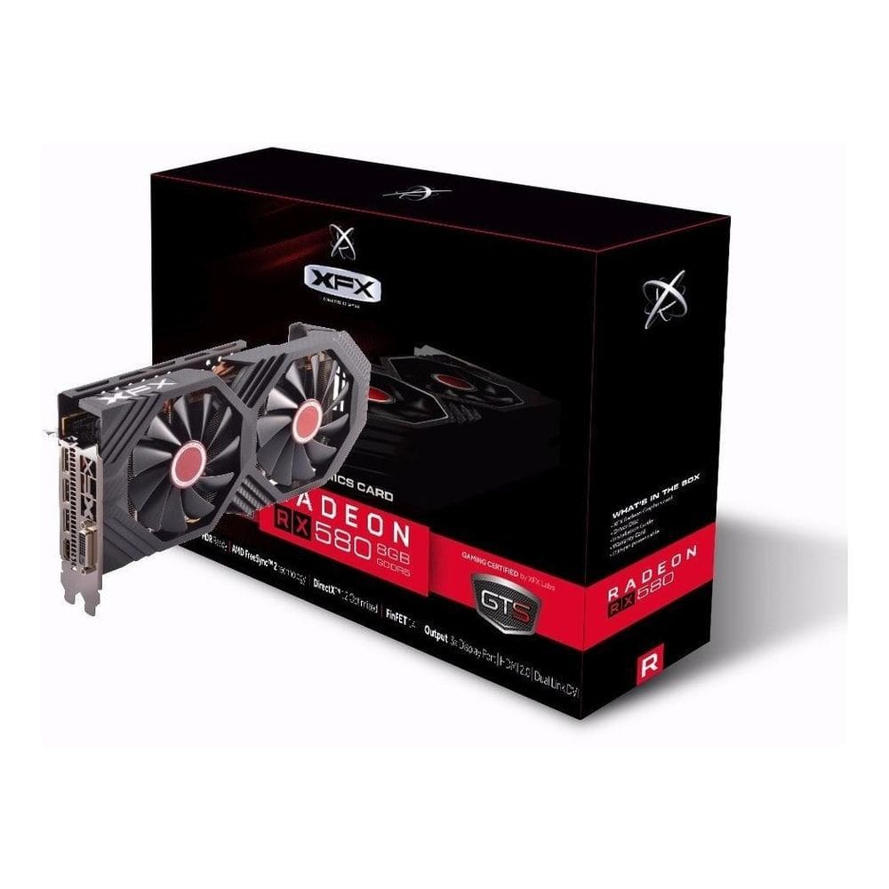 Placa De Vídeo Xfx Amd Radeon Rx 580 Gts Xxx Oc+ 8Gb, Gddr5