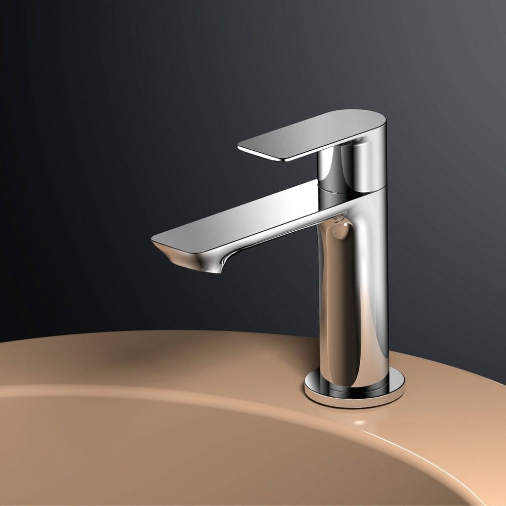 Torneira de Mesa Bica Baixa para Lavatório Mykonos Jiwi Cromado