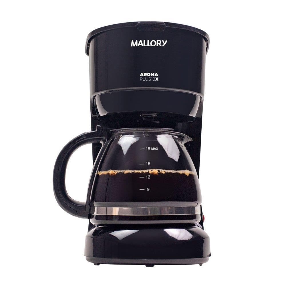 Cafeteira Mallory Aroma Plus | 18 Xícaras, Preto