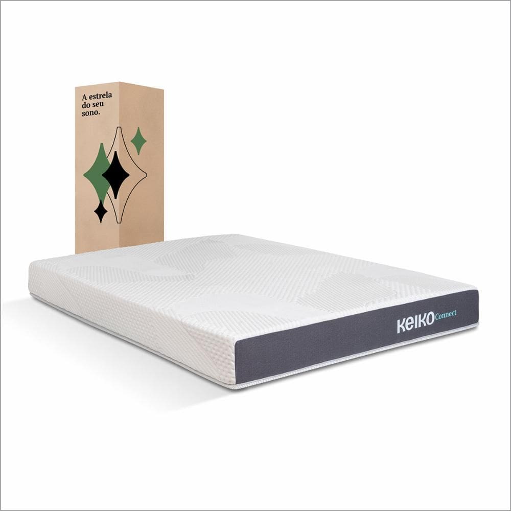 Colchão Queen 18cm 100% Espuma Massageador D33 18x158x198 Keiko Colchões