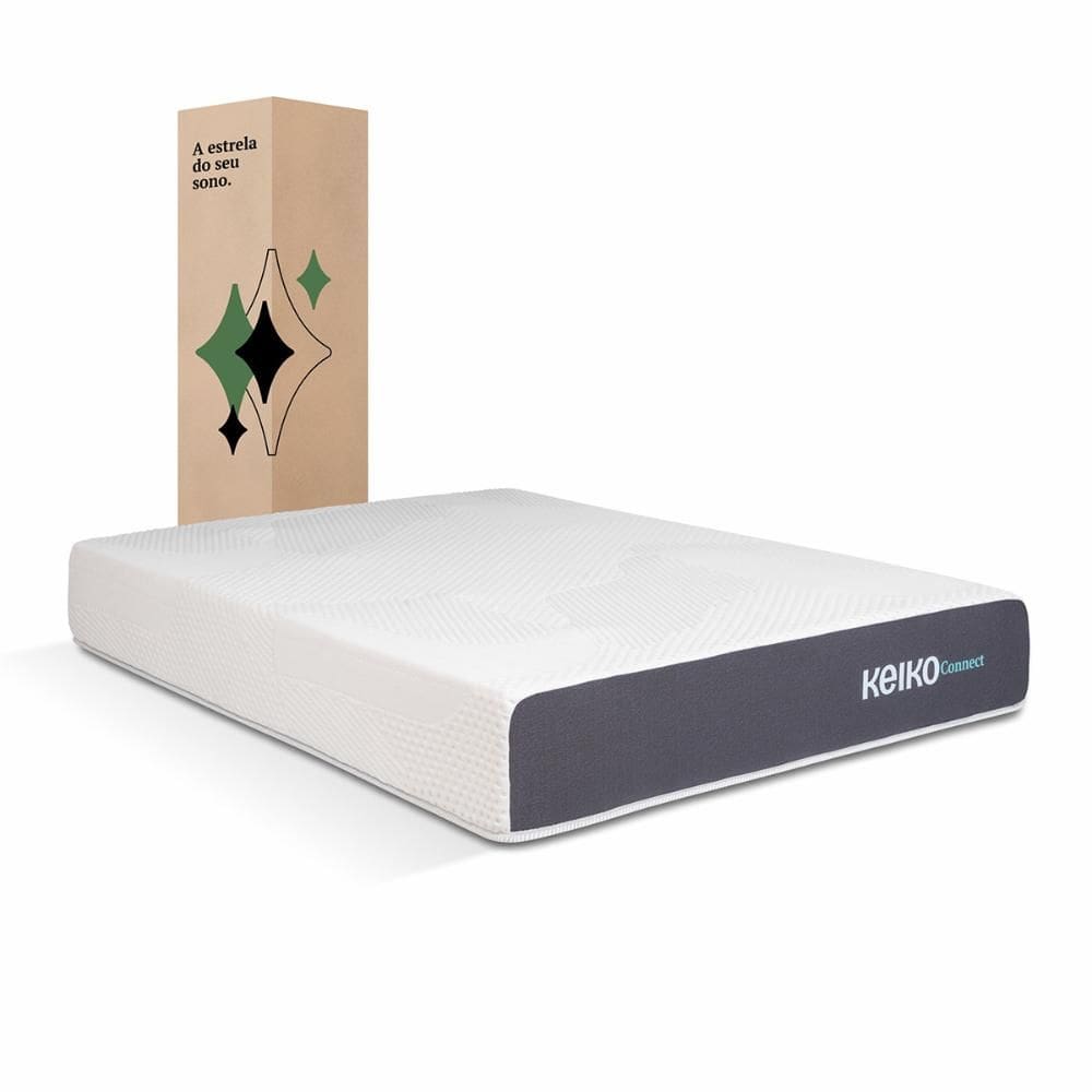 Colchão Casal D33 Connect Aplicativo Massageador 25x138x188 Keiko Colchões