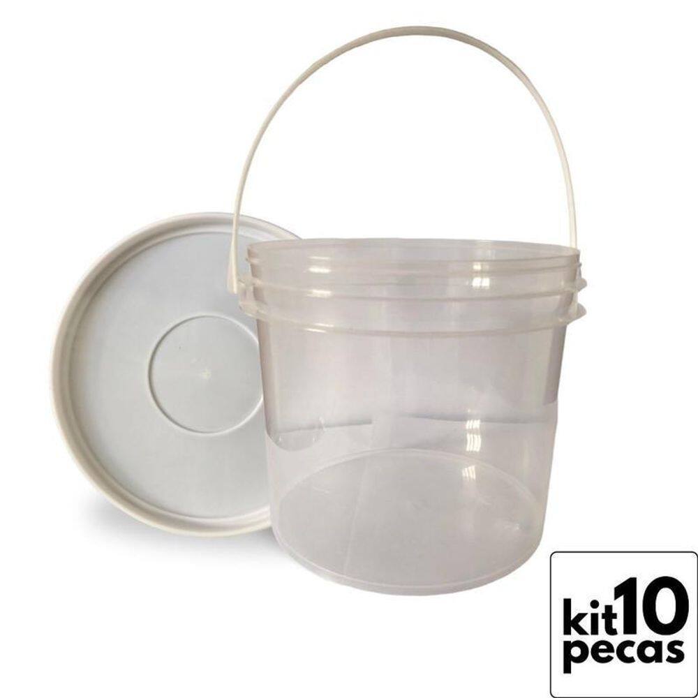 Balde Transp 2.2L P Viagem 10 Pçs