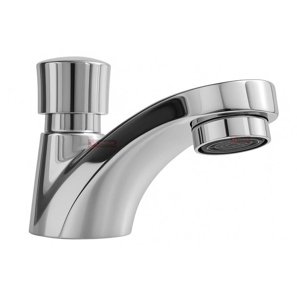 Torneira para banheiro Robusta Luxo Inox Com arejador Pressmatic Temporizada Automática Lavabo Pia Cuba Cromada