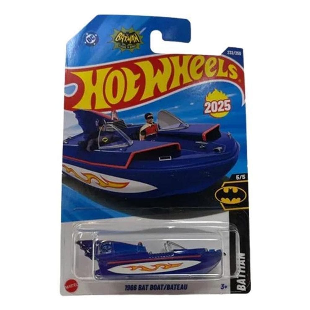 Hot Wheels 1966 Bat Boat / Bateau - Batman - Hyw57 Mattel