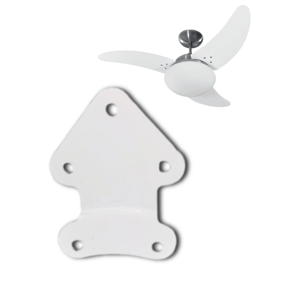Garra Ventilador de Teto Branco TRON