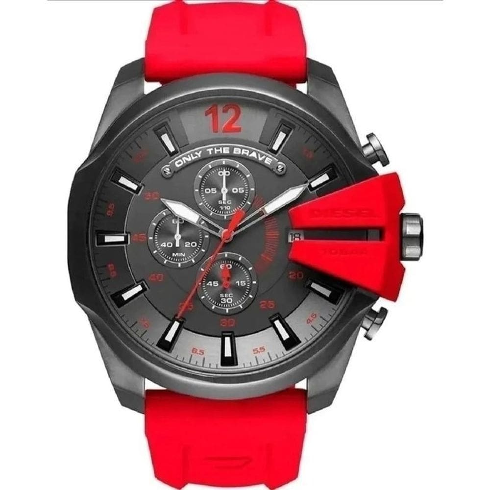 Relógio Masculino Diesel Dz4427 Red Completo