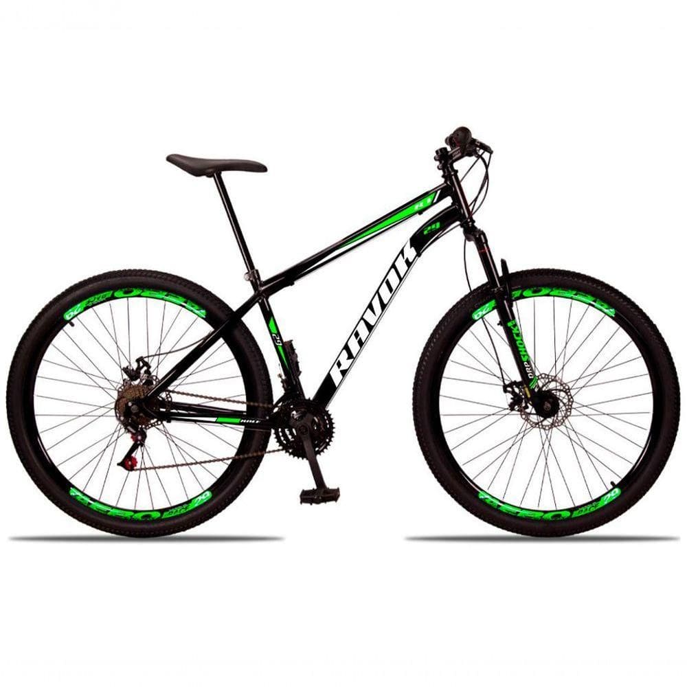 Bicicleta Aro 29 Suspensão Shimano Bike 21 Marchas Aço Verde